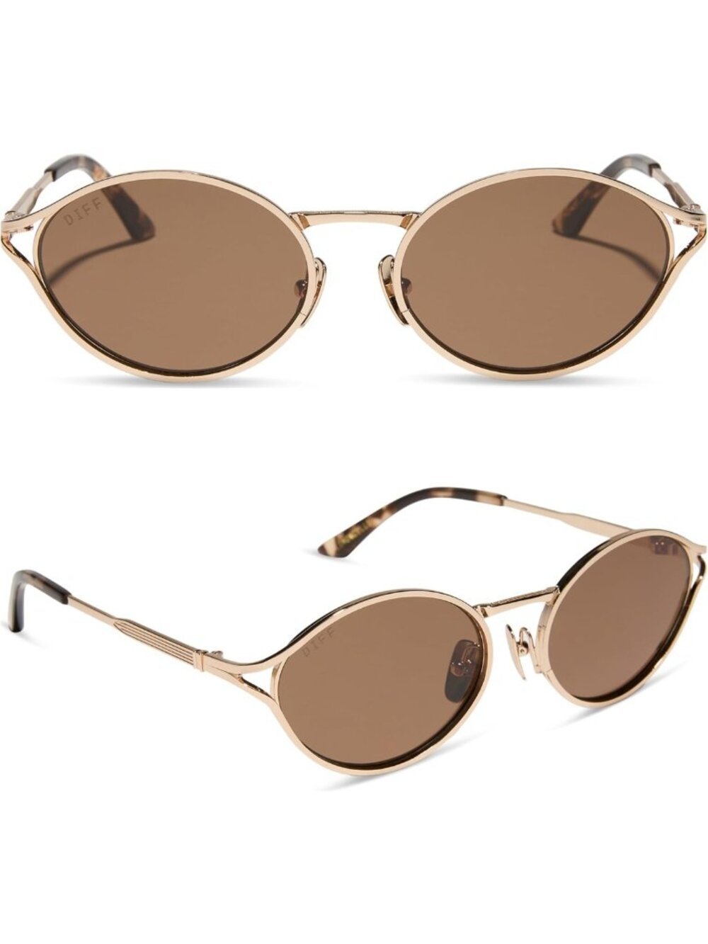 Stylish Limoncello Oval Sunglasses for Women - Trendy UV Protection Eyewear